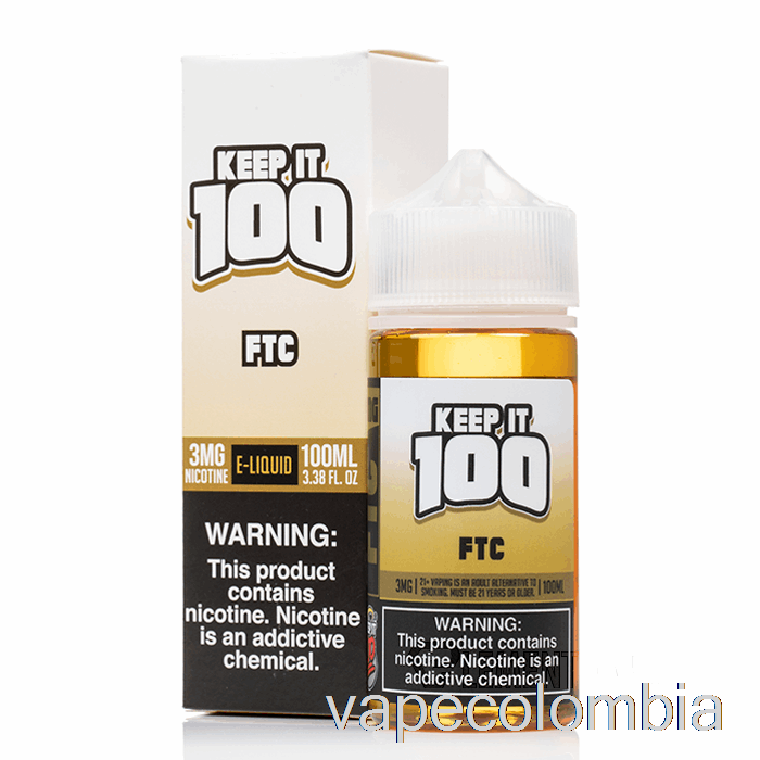 Vape Desechable Ftc - Keep It 100 E-líquido - 100ml 3mg